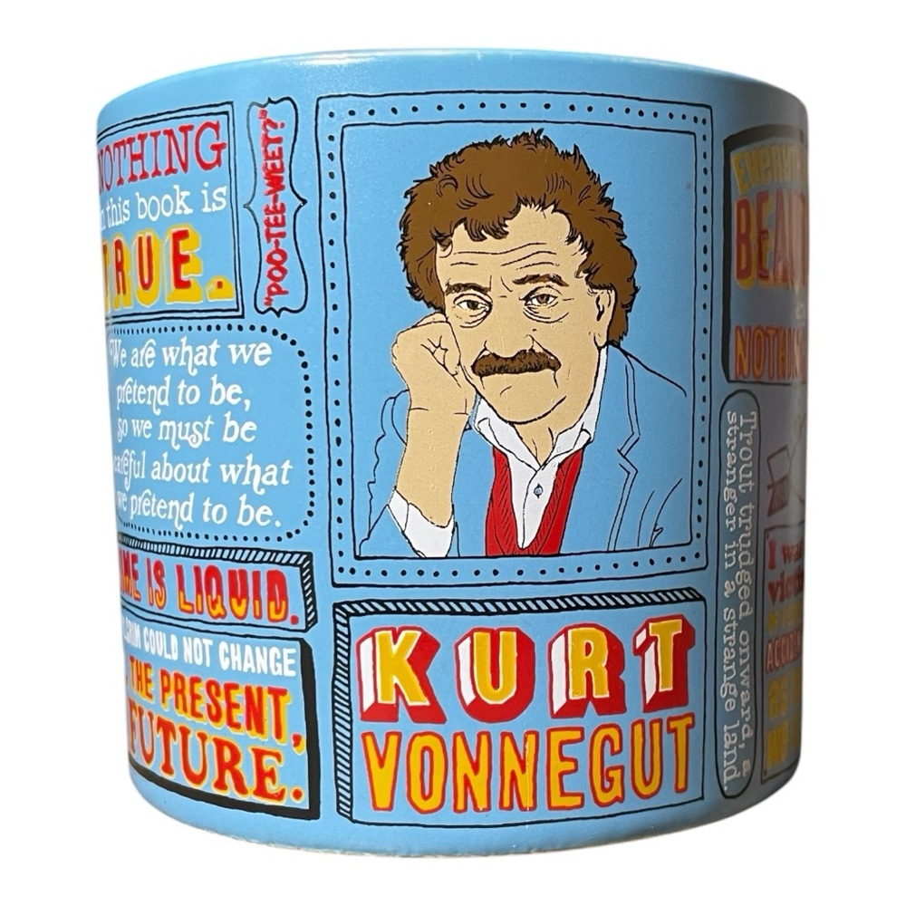 Kurt Vonnegut Coffee Mug Literary Quotes The Unemployed Philosophers Guild